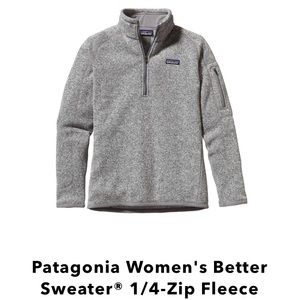 Patagonia women’s better sweater 1/4 zip fleece XL